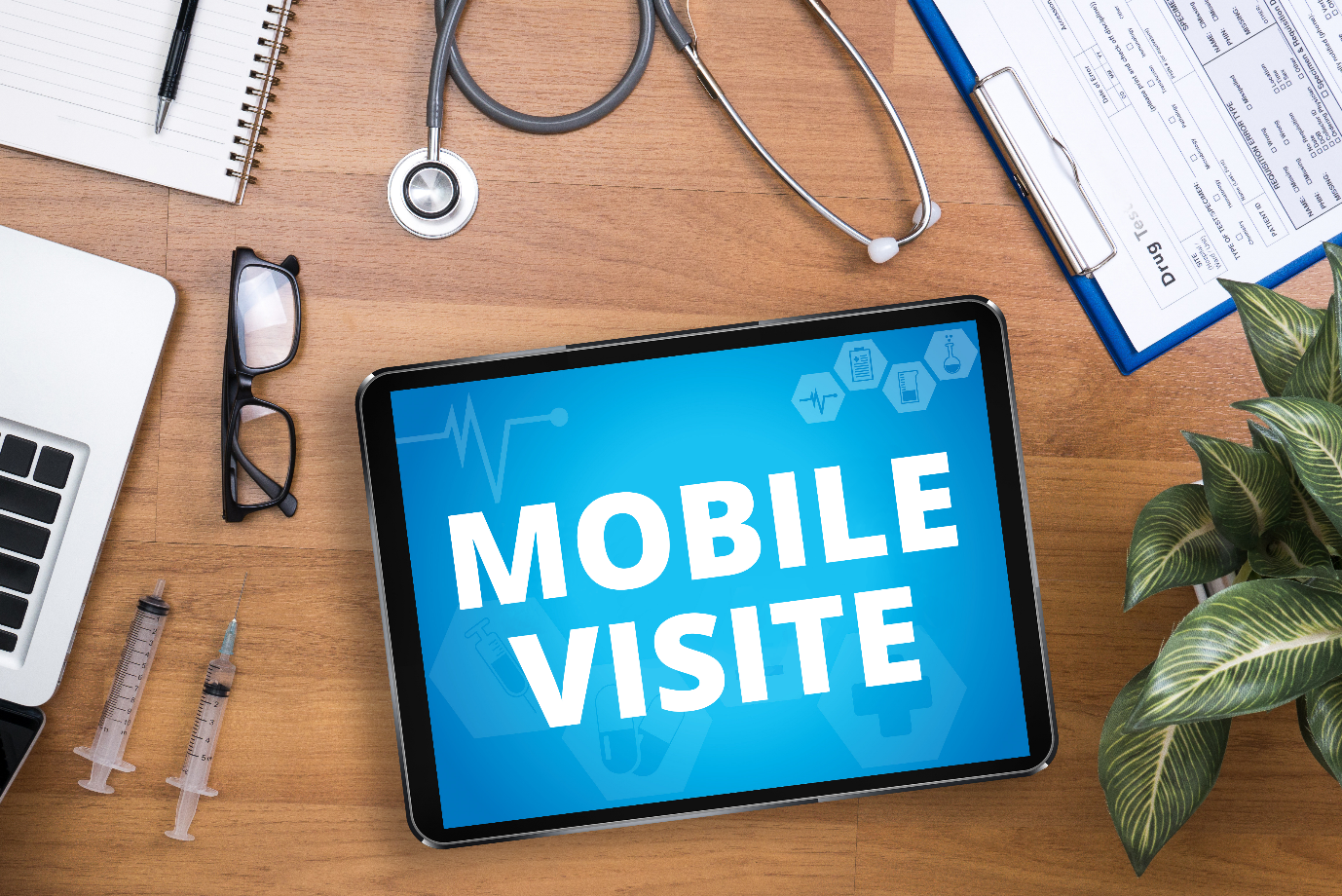 Mobile Visite - Die Funktionen der mobilen Visite-App sind individualisierbar